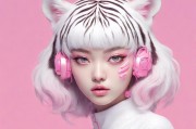 粉嫩虎白女p，当代网络亚文化中的身份符号与审美表达