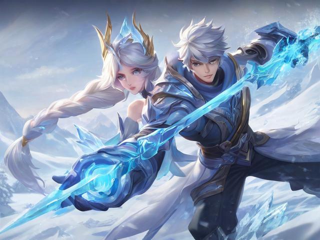 雪域羁绊，王者荣耀大乔与刘备的极地守望