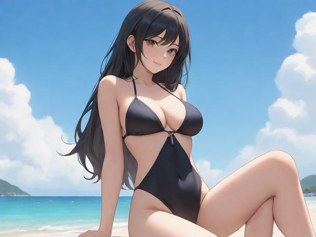 动漫泳衣美女，视觉艺术与文化符号的双重魅力