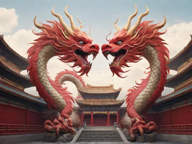 双龙入户一前一后，论传统建筑中的空间叙事与权力象征