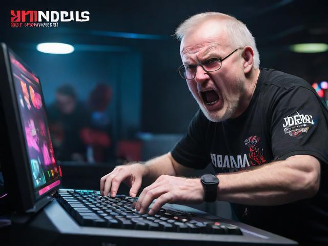 暴躁老外玩CSGO，一场键盘与怒吼的狂欢